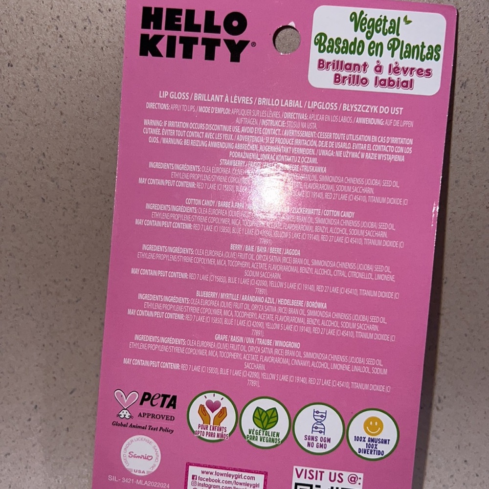 🎉HOST PICK 🎉 HELLO KITTY PLANT BASED LIP GLOSS - Picture 4 of 4